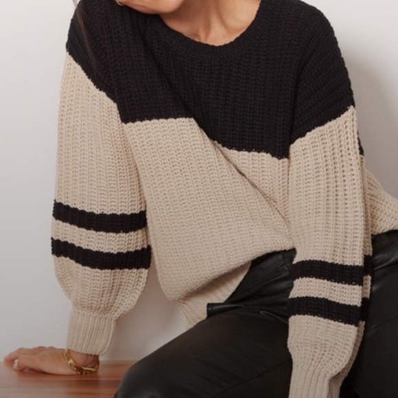 Z Supply Lindsey Colorblock Pullover Sweater - Picture 1 of 3